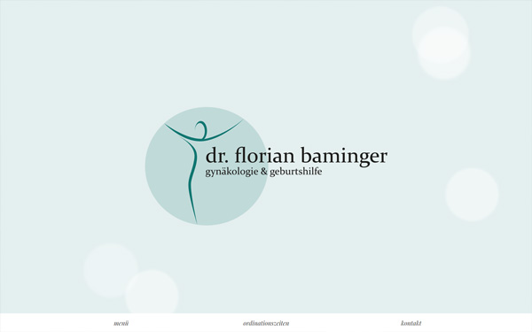 Die Website von Dr. Florian Baminger