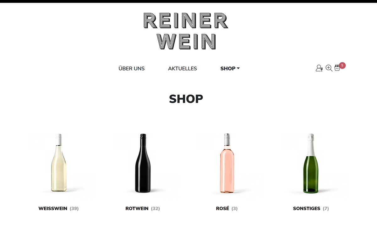 Der Online-Shop von REINER WEIN
